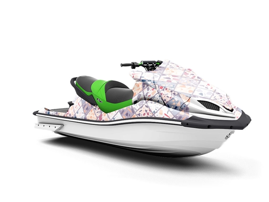 Purple Tile Jet Ski Vinyl Customized Wrap