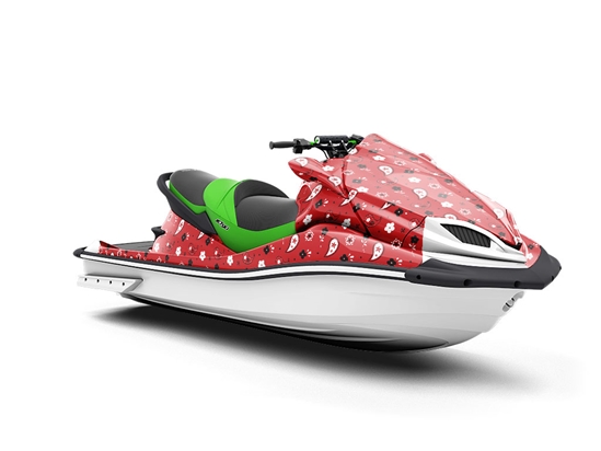 Red Kerchief Toy Room Jet Ski Vinyl Customized Wrap