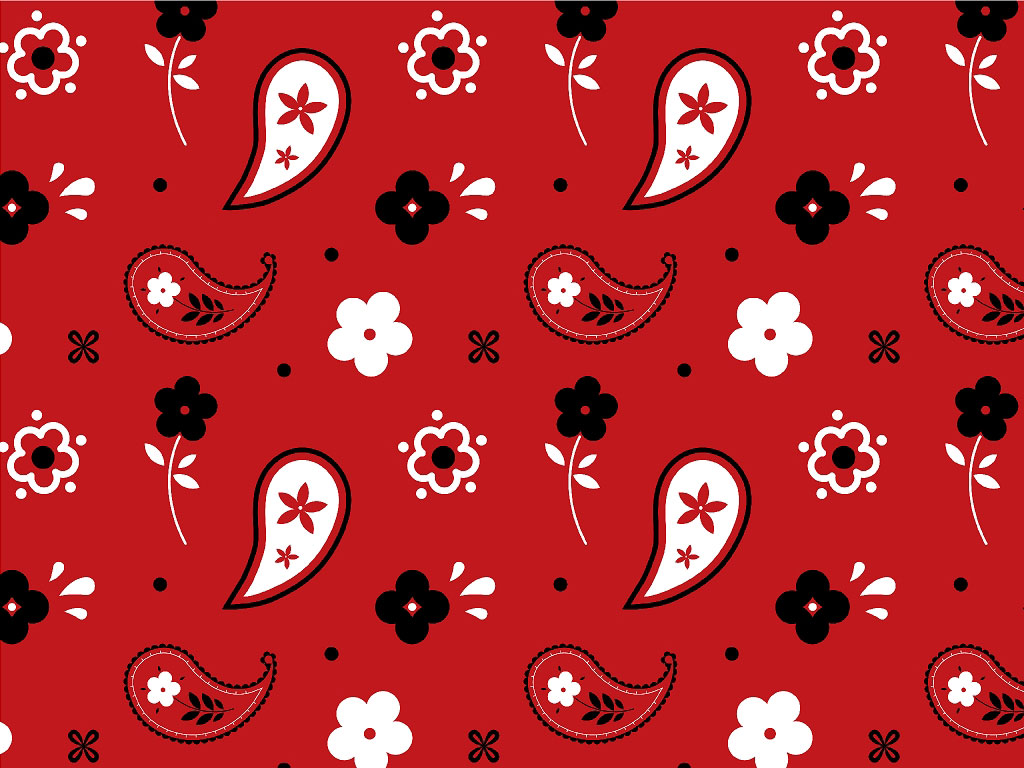 Red Kerchief Toy Room Vinyl Wrap Pattern