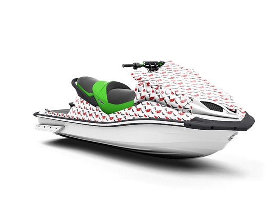 Sharp Smile Vampire Jet Ski Vinyl Customized Wrap