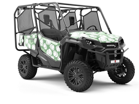 Early White Vegetable Utility Vehicle Vinyl Wrap