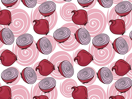 Red Burgermaster Vegetable Vinyl Wrap Pattern