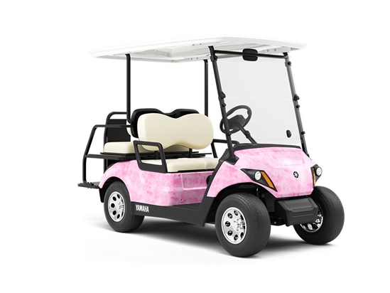 TV Girl Watercolor Wrapped Golf Cart