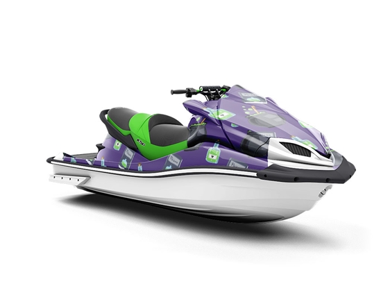 Double Bubble Witch Jet Ski Vinyl Customized Wrap