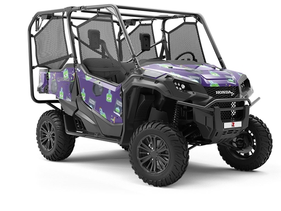 Double Bubble Witch Utility Vehicle Vinyl Wrap