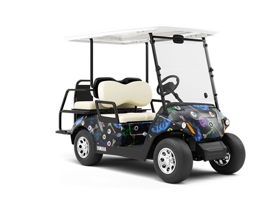 Forbidden Bog Witch Wrapped Golf Cart