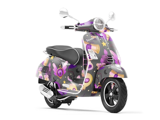 Mystic Eyes Witch Vespa Scooter Wrap Film