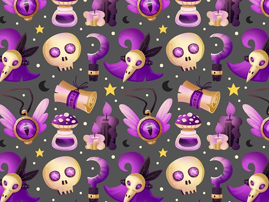 Mystic Eyes Witch Vinyl Wrap Pattern