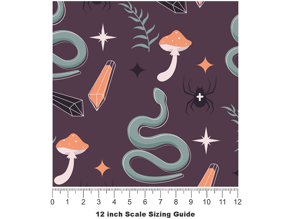 Serpentine Will Witch Vinyl Film Pattern Size 12 inch Scale