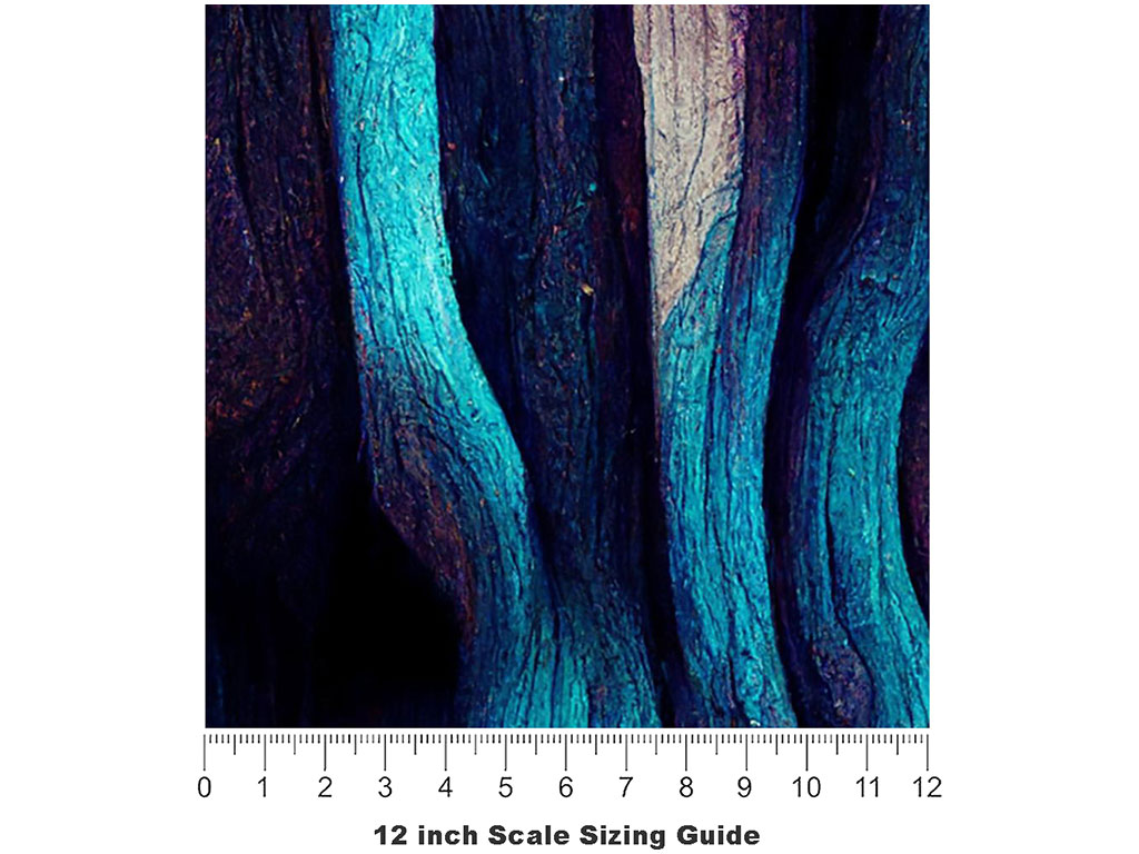 Ocean Waves Wood Plank Vinyl Film Pattern Size 12 inch Scale