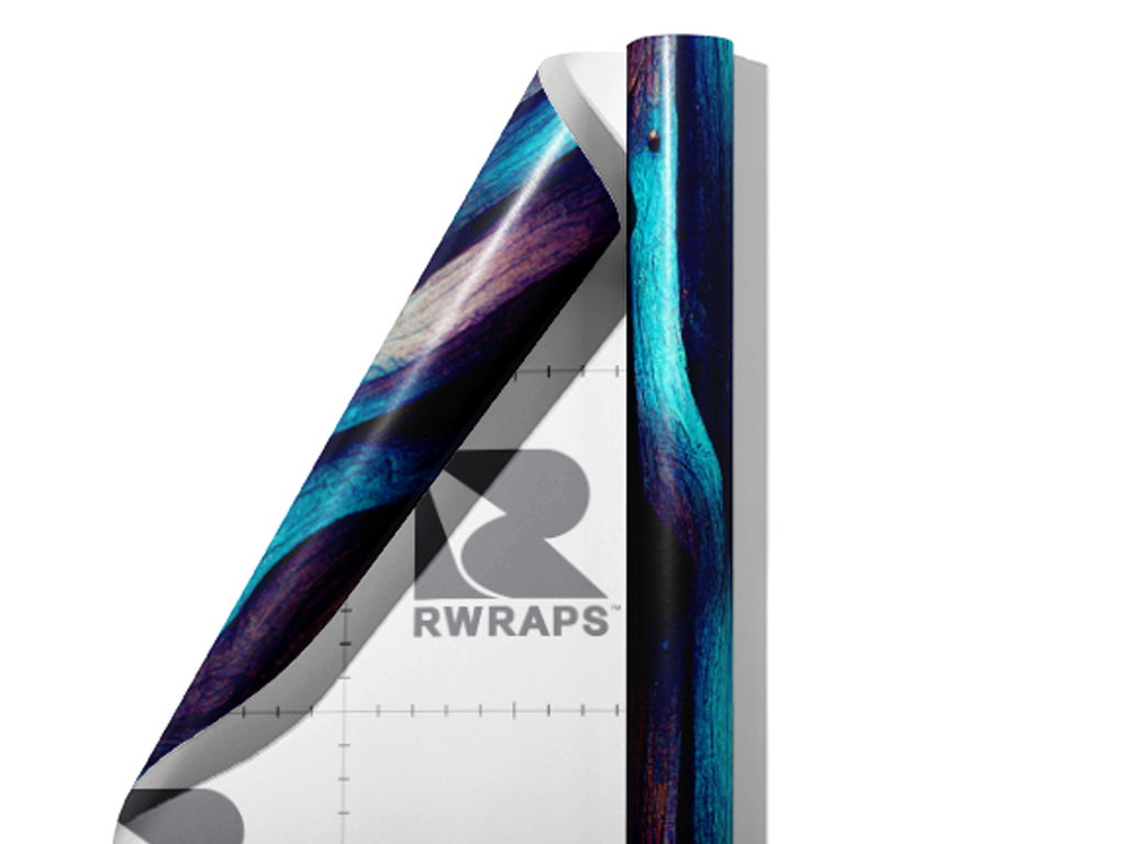 Ocean Waves Wood Plank Wrap Film Sheets