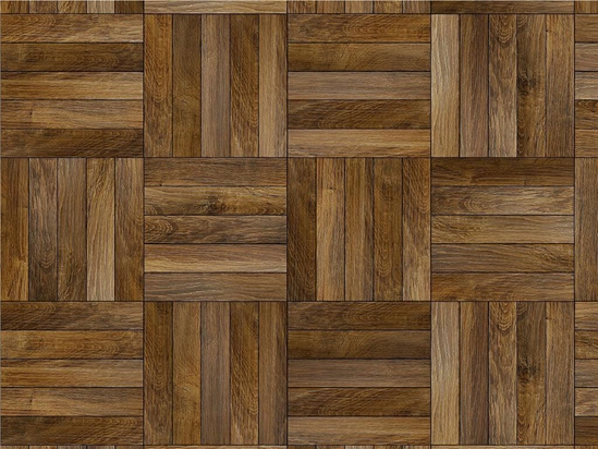 Chestnut  Wooden Parquet Vinyl Wrap Pattern