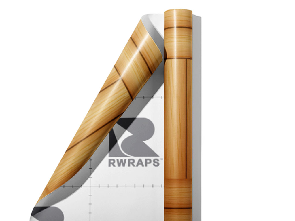 Pine  Wooden Parquet Wrap Film Sheets