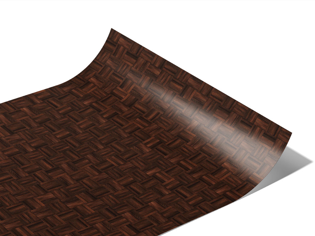 Walnut  Wooden Parquet Vinyl Wraps