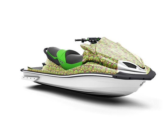 Frankenstein Dreaming Zombie Jet Ski Vinyl Customized Wrap