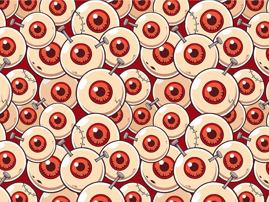 Frankenstein Eyes Zombie Vinyl Wrap Pattern