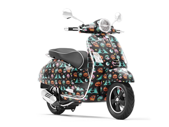 Loving Dead Zombie Vespa Scooter Wrap Film