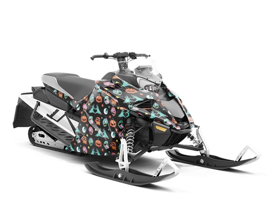 Loving Dead Zombie Custom Wrapped Snowmobile