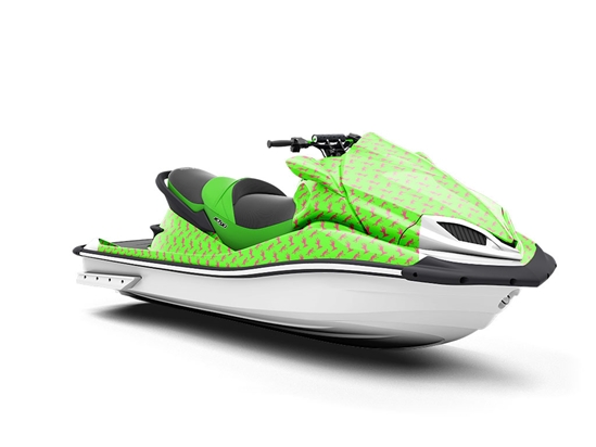 Neon Frights Zombie Jet Ski Vinyl Customized Wrap