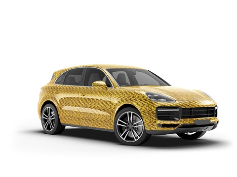 Rwraps™ 3D Carbon Fiber Gold (Digital) SUV Wraps