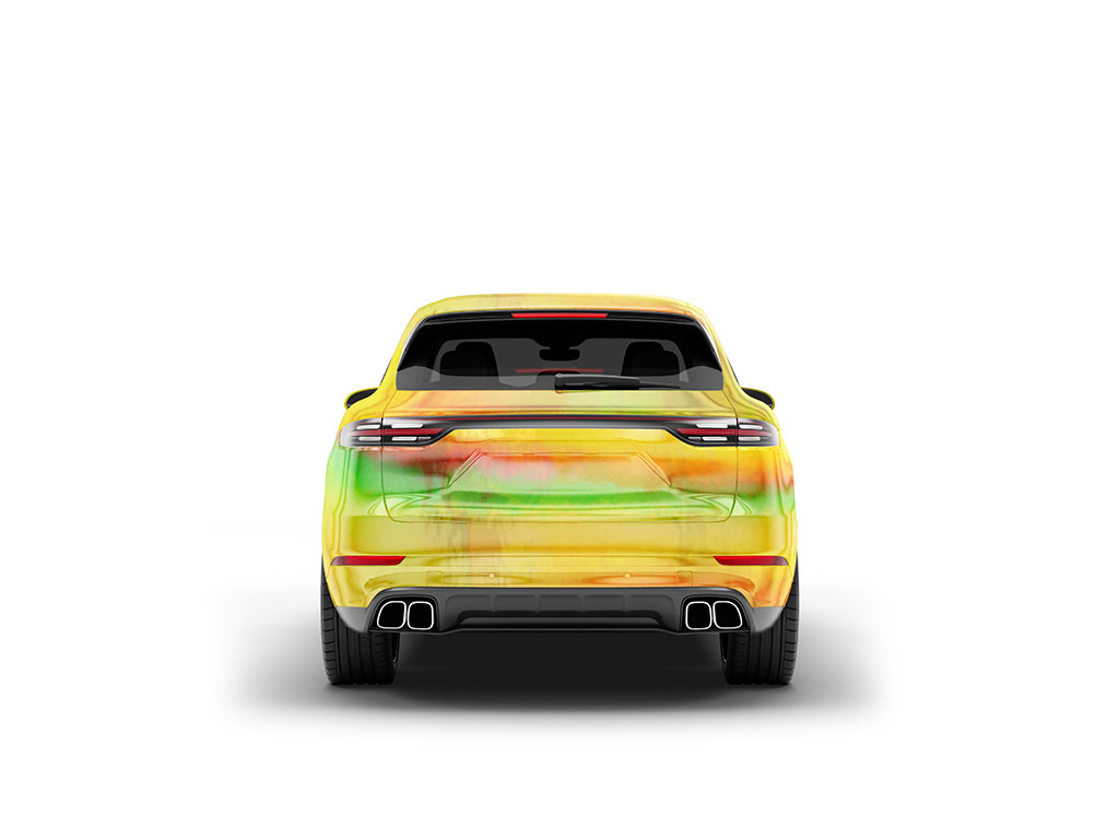 Rwraps Holographic Chrome Gold Neochrome SUV Vinyl Wraps