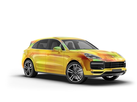 Rwraps™ Holographic Chrome Gold Neochrome SUV Wraps