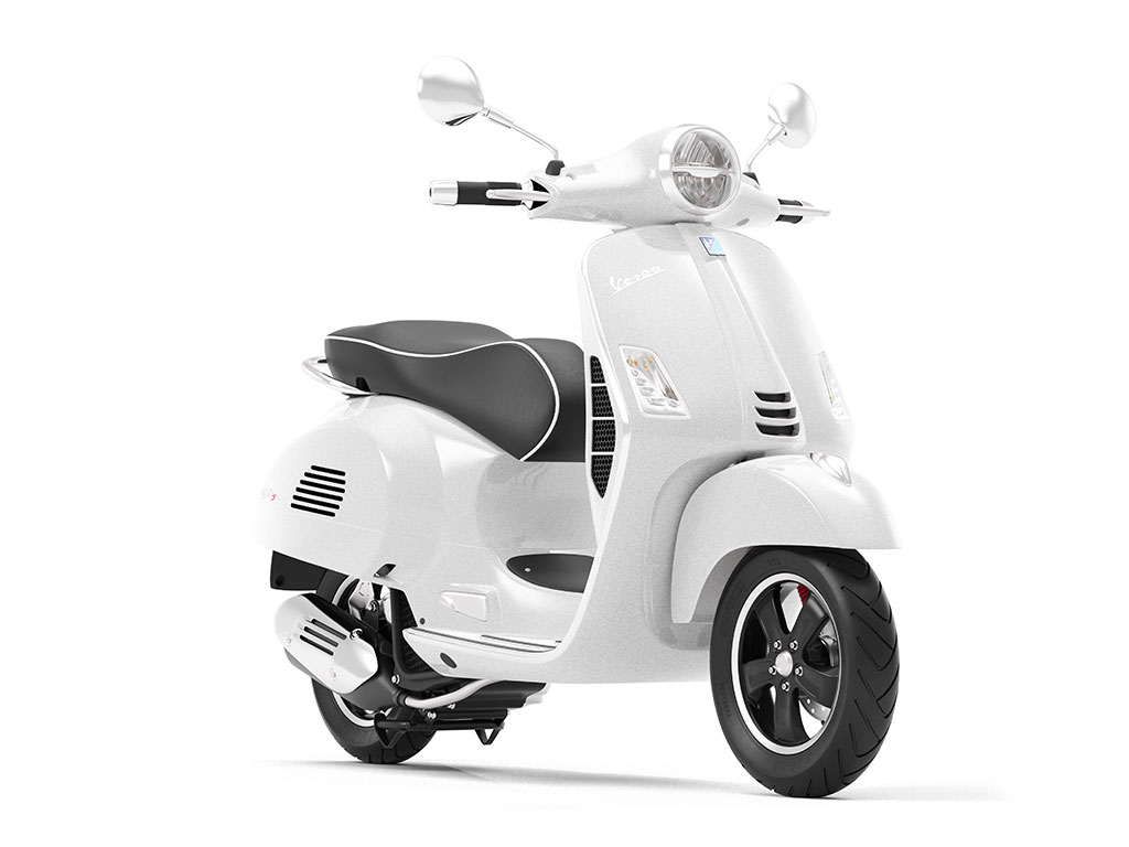 3M 2080 Satin White Aluminum Moped Wraps