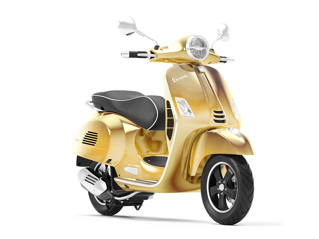 Avery Dennison™ SF 100 Gold Chrome Vinyl Scooter Wrap