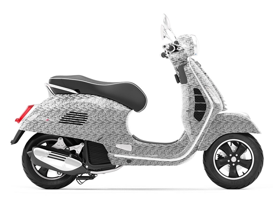 Rwraps 3D Carbon Fiber Silver (Digital) Do-It-Yourself Scooter Wraps