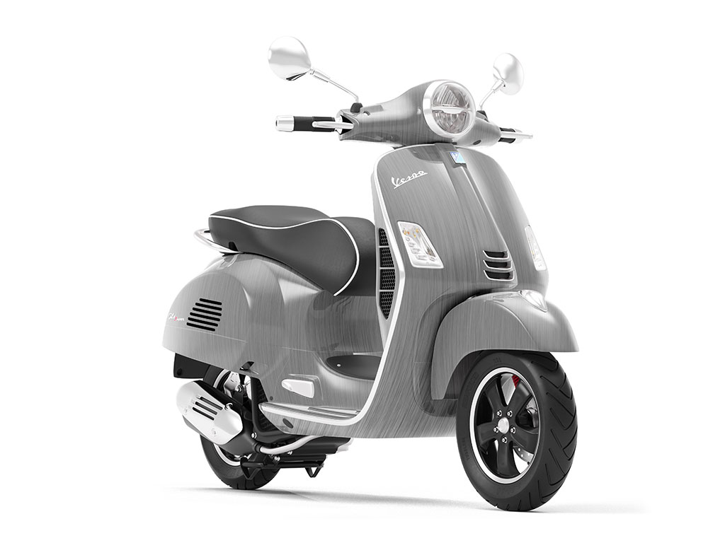 Rwraps™ Brushed Aluminum Gray Vinyl Scooter Wrap