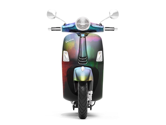 Rwraps Holographic Chrome Black Neochrome DIY Scooter Wraps