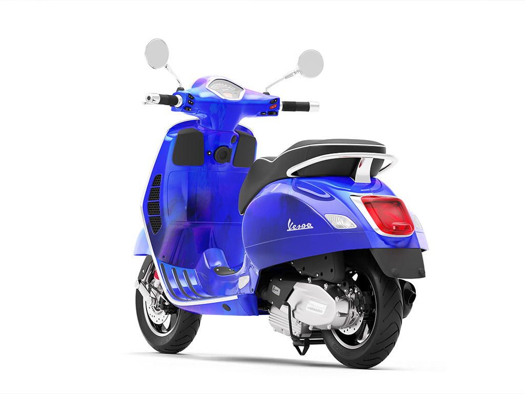 Rwraps Holographic Chrome Blue Neochrome Scooter Vinyl Wraps