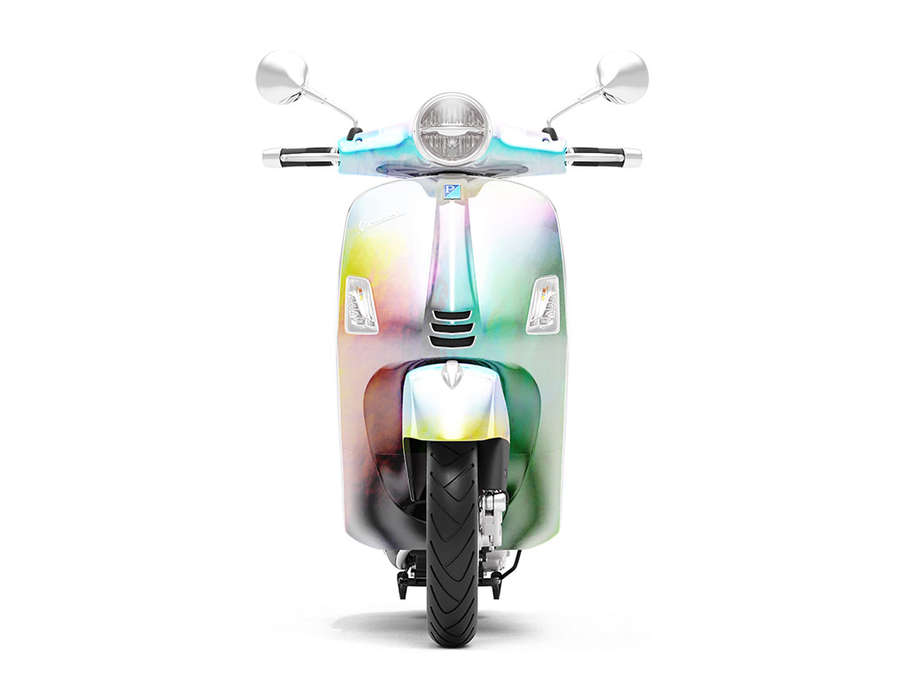 Rwraps Holographic Chrome Silver Neochrome DIY Scooter Wraps