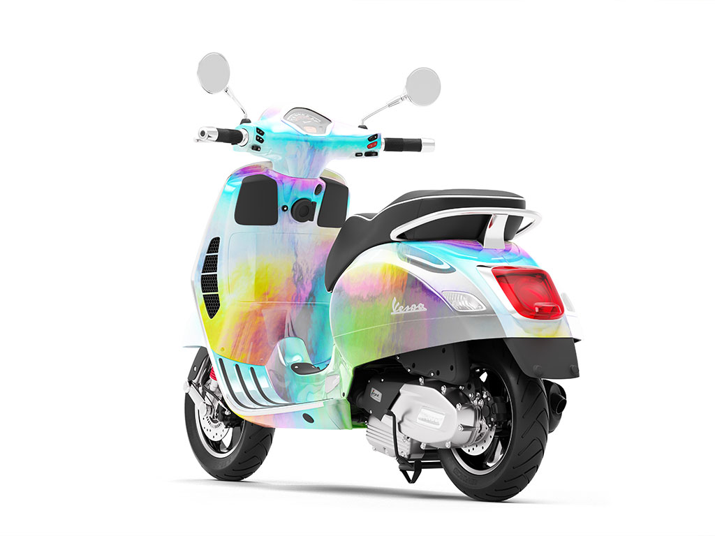 Rwraps Holographic Chrome Silver Neochrome Scooter Vinyl Wraps