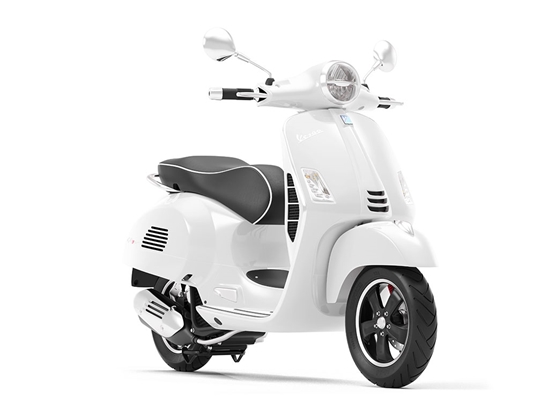 Rwraps™ Hyper Gloss White Vinyl Scooter Wrap