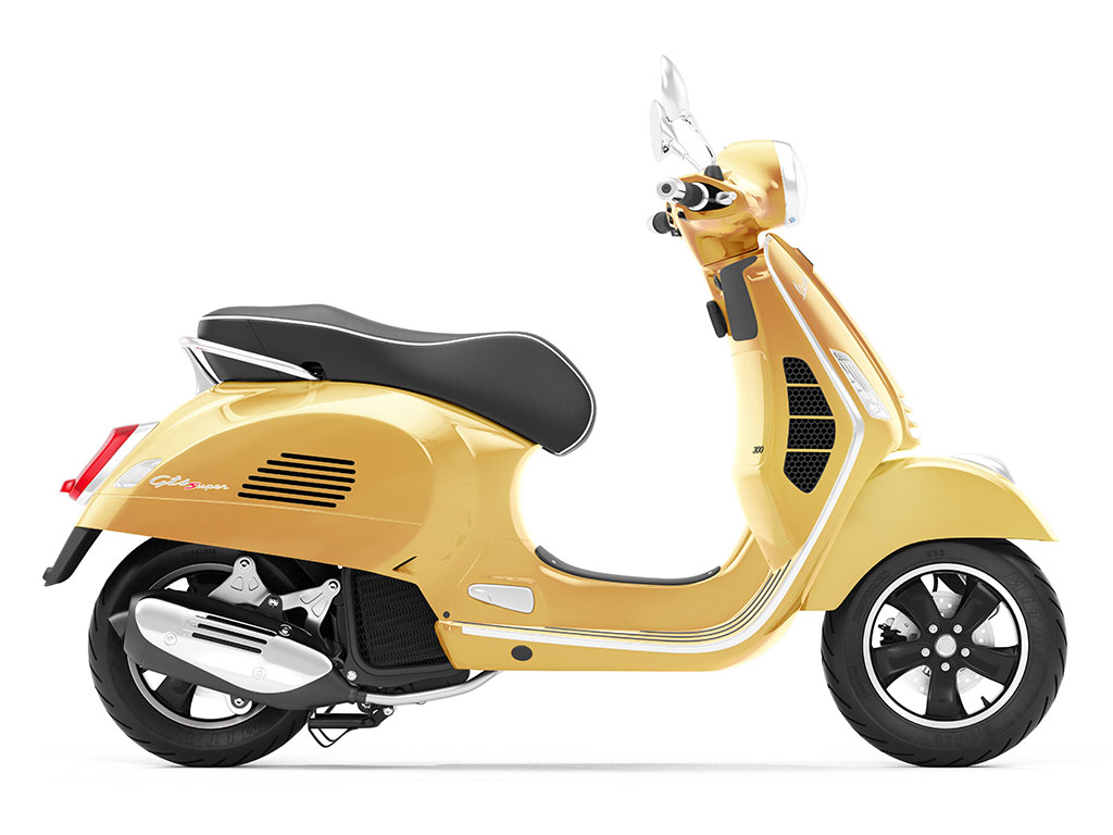 Rwraps Matte Chrome Gold Do-It-Yourself Scooter Wraps