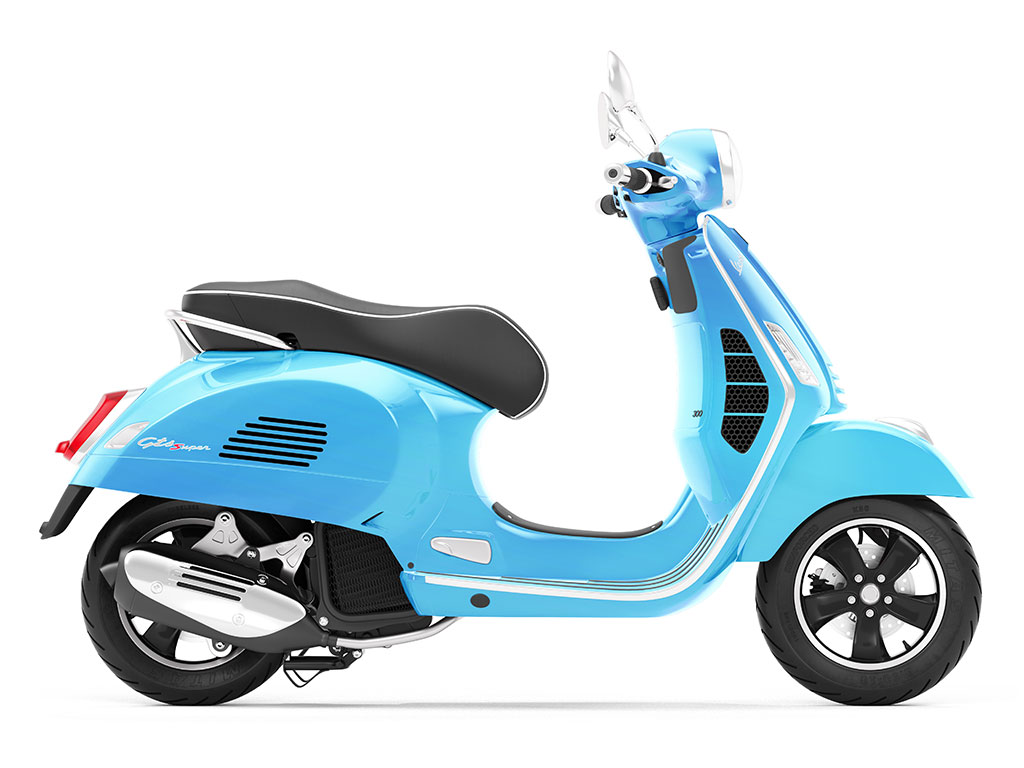 Rwraps Matte Chrome Light Blue Do-It-Yourself Scooter Wraps