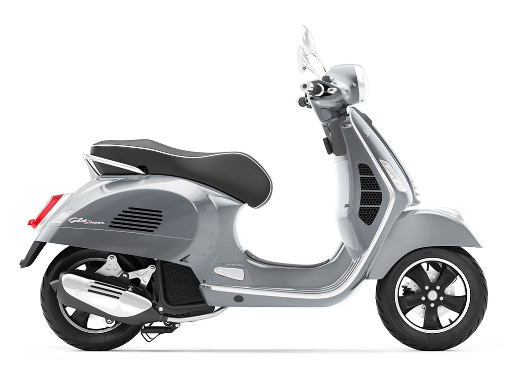 Rwraps Matte Chrome Dark Gray Fog (Metallic) Do-It-Yourself Scooter Wraps