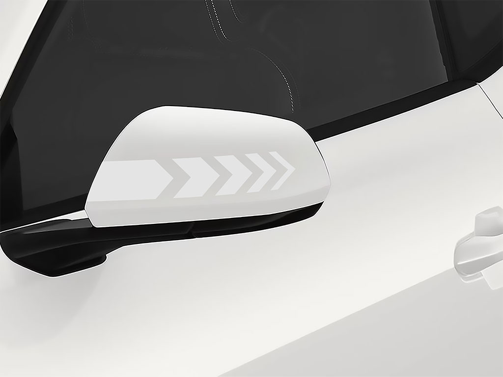 3M White Side View Mirror Sticker