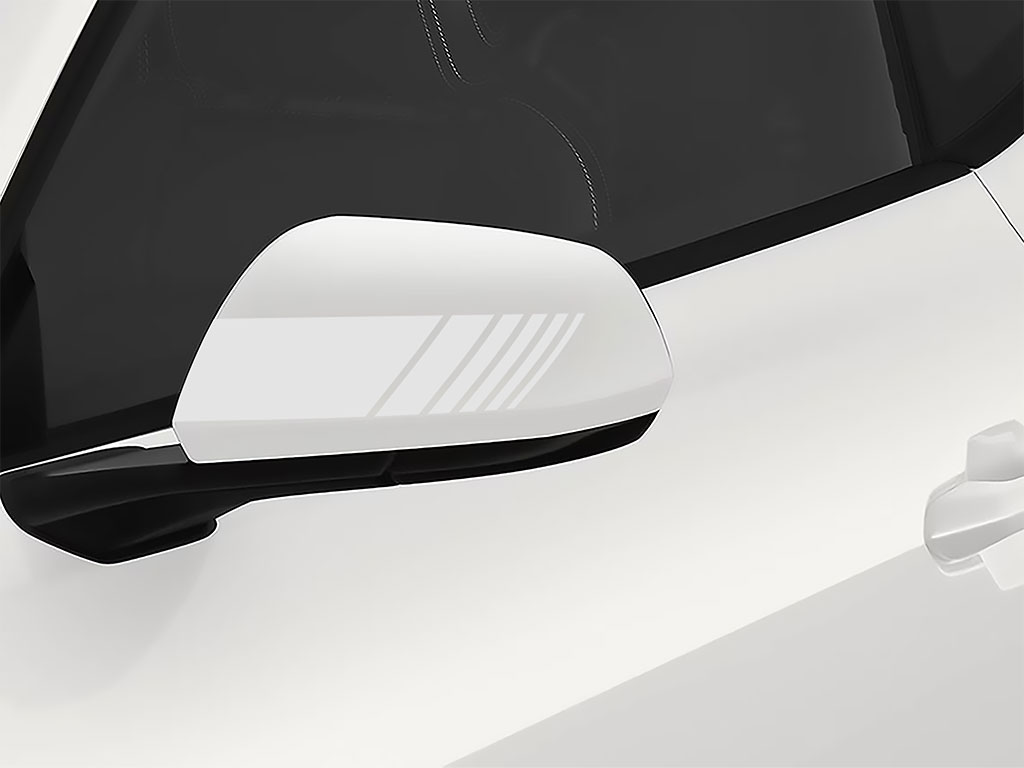 3M Matte White Side-View Mirror Decal