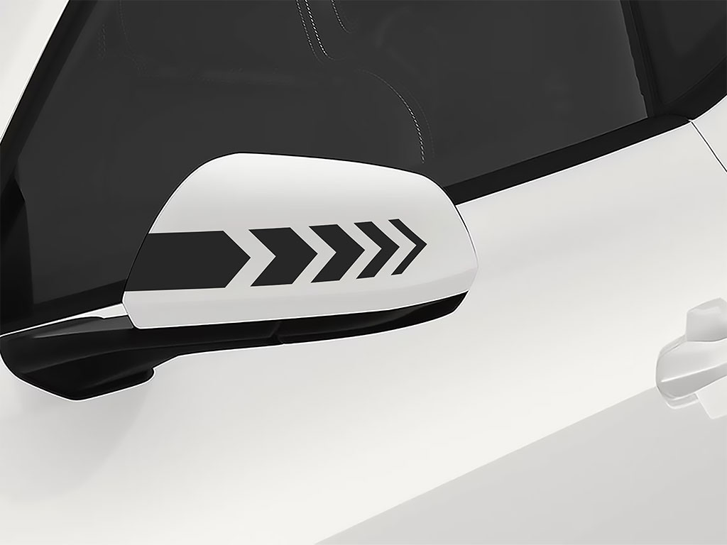 3M Black Side View Mirror Sticker