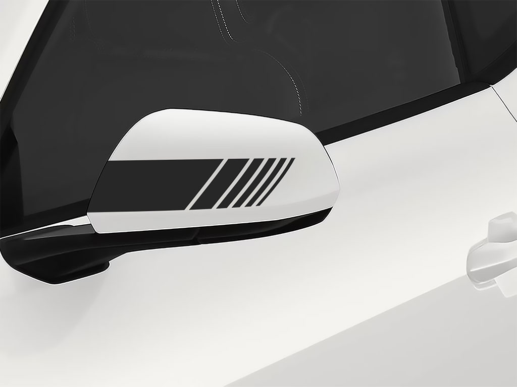 3M Matte Black Side-View Mirror Decal