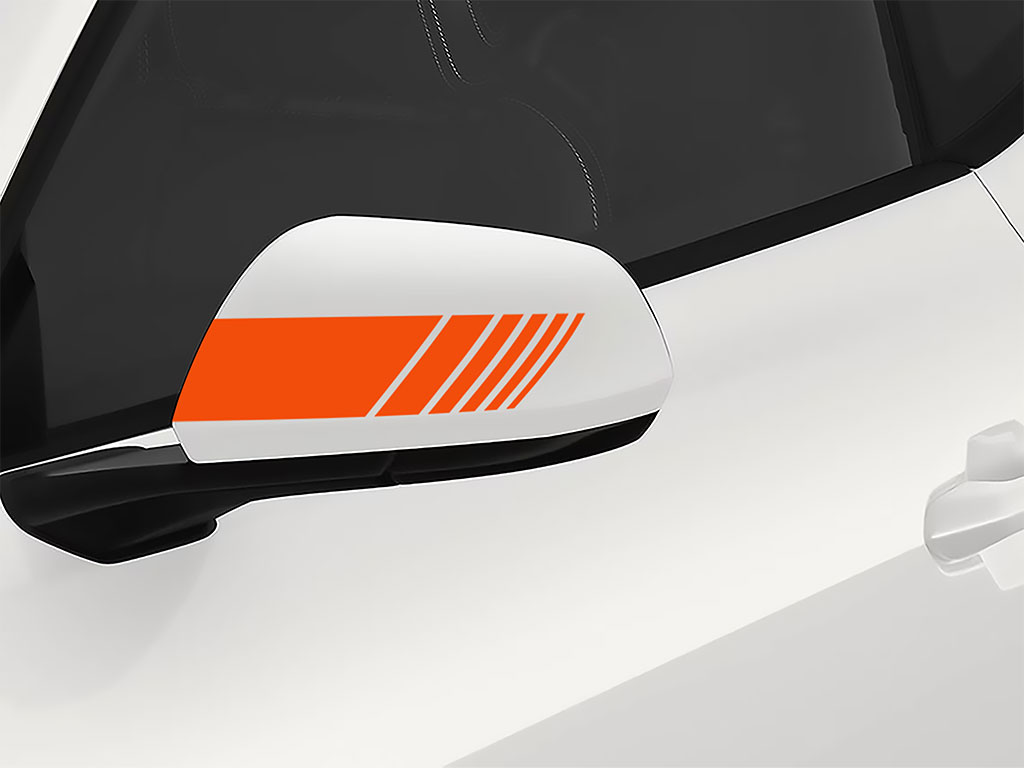 3M Bright Orange Side-View Mirror Decal