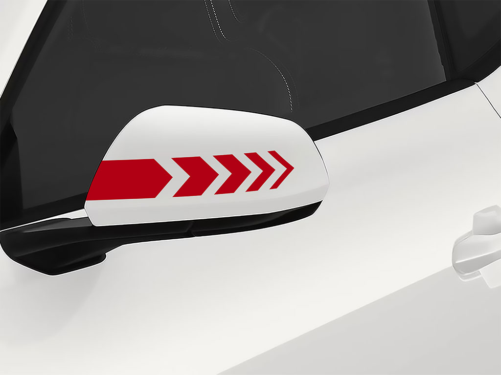 3M Dark Red Side View Mirror Sticker