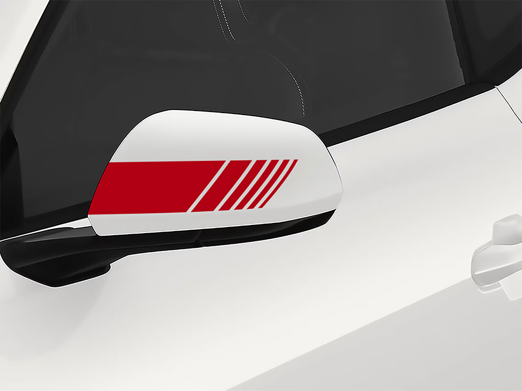 3M Dark Red Side-View Mirror Decal