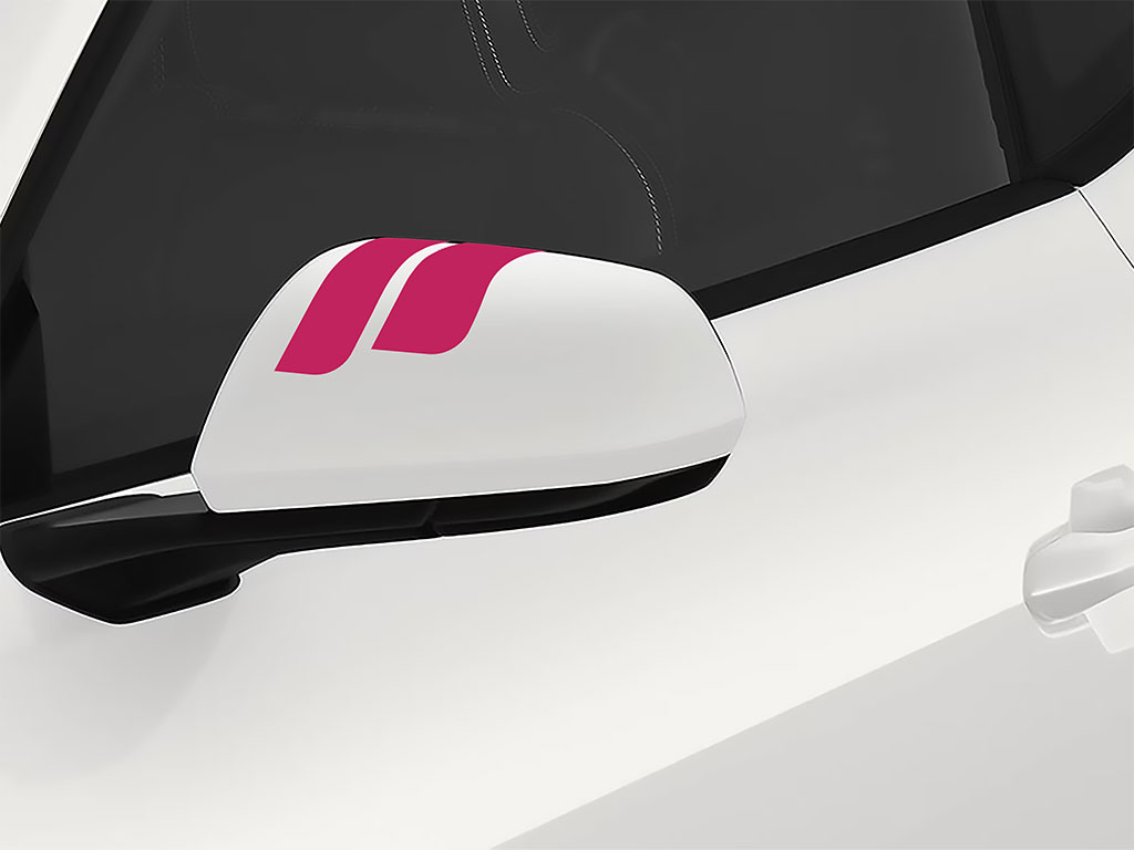 3M Pink  Double Round Side View Mirror Sticker