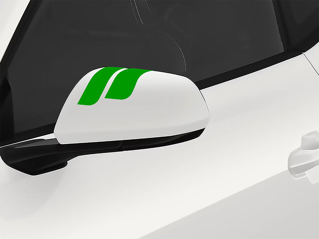 3M Grass Green  Double Round Side View Mirror Sticker