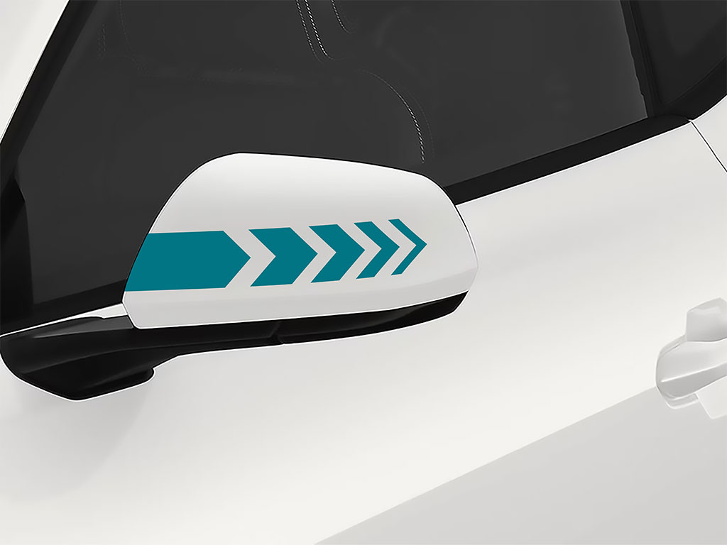 3M Teal Side View Mirror Sticker