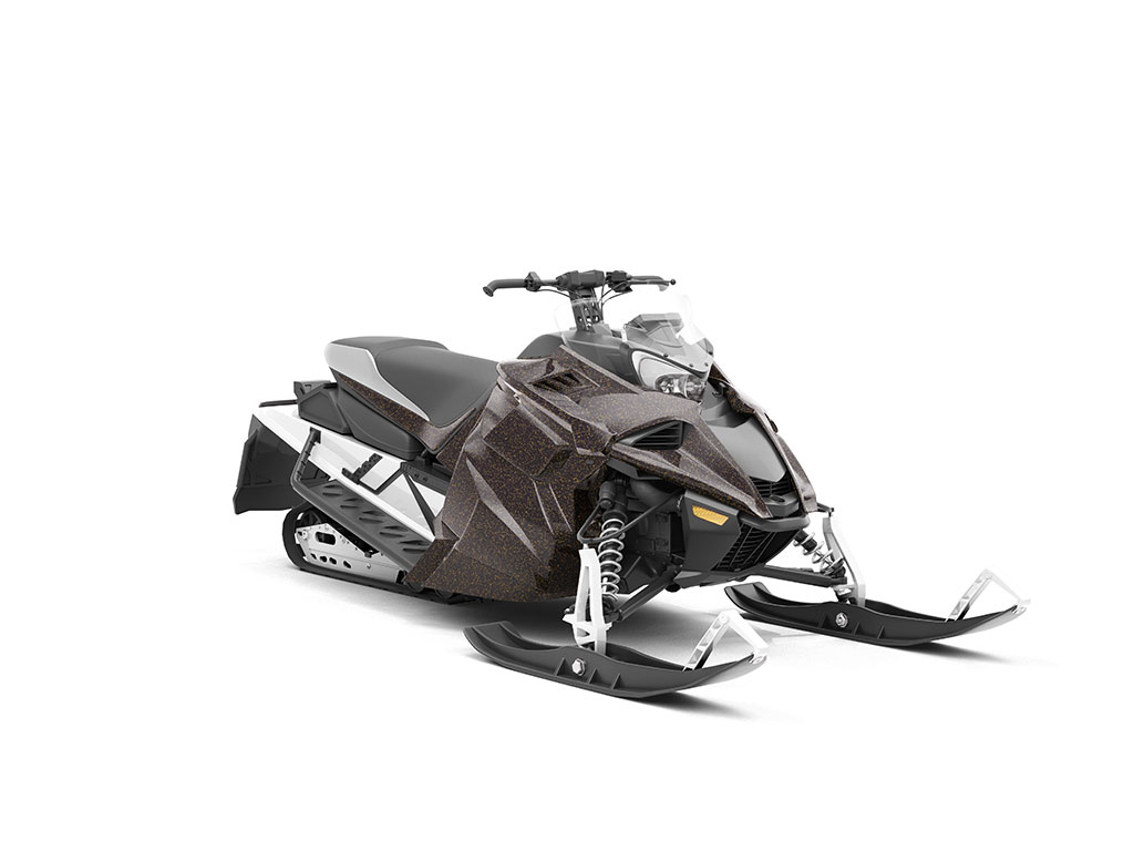 3M™ 2080 Satin Gold Dust Black Vinyl Snowmobile Wrap