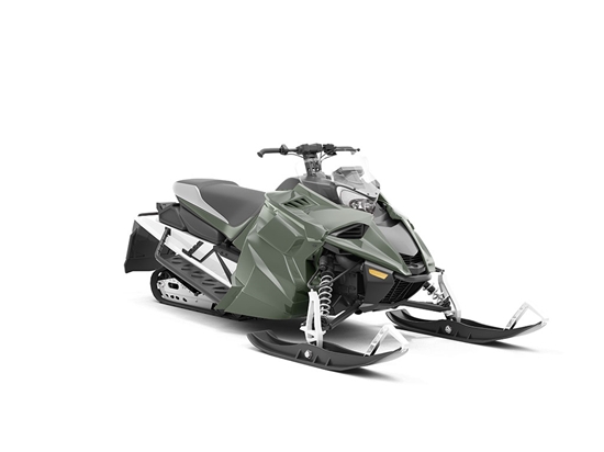 Avery Dennison™ SW900 Matte Olive Green Vinyl Snowmobile Wrap